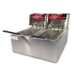Фритюрниця подвійна електрична професійна GoodFood EF44 4+4л