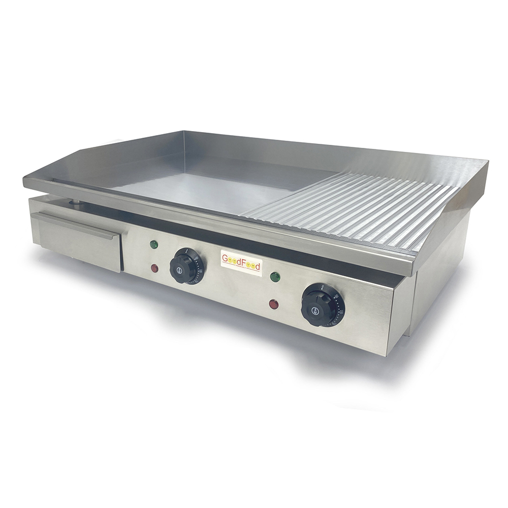 Поверхня для смаження (хромована) комбінована GoodFood EG73FRM