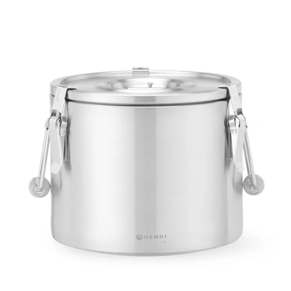 Термовідро із нержавіючої сталі для транспортування їжі Hendi 10 л