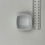 Рамекін для соусу або джему квадратний з полікарбонату білий Gastro Plast 50х50 мм 50мл., - Зображення 2