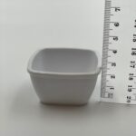 Рамекін для соусу або джему квадратний з полікарбонату білий Gastro Plast 50х50 мм 50мл., - Зображення 3
