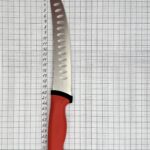 Ніж обваловувальний з гратонами вигнутий Pirge DUO 210 мм червоний - Зображення 2