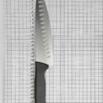 Ніж кухарський з гратонами Pirge GASTRO Hollow 210 мм сірий - Зображення 2