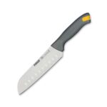 Ніж Pirge GASTRO Hollow Santoku 170 мм сірий