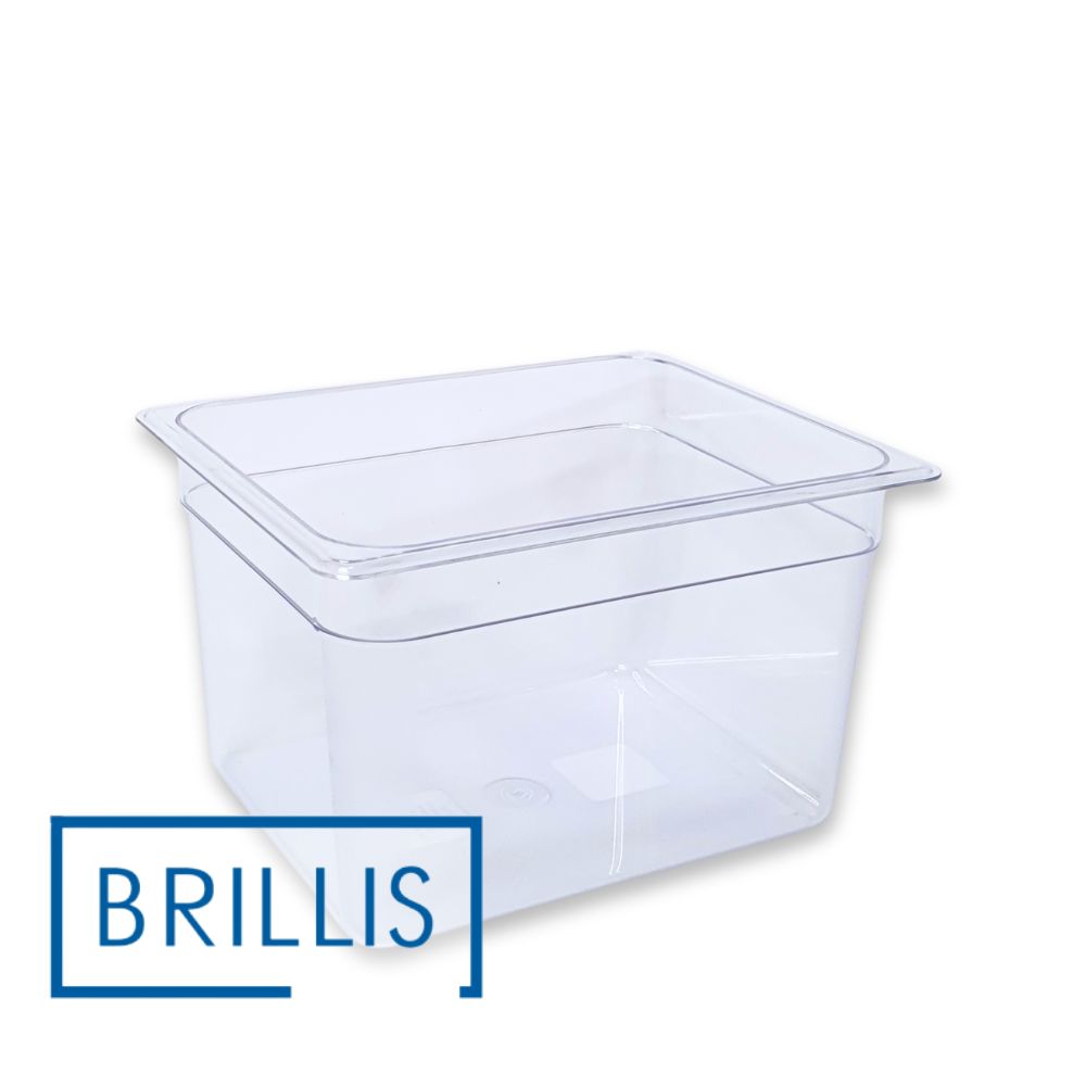 Гастроємкість GN 1/2-200 з прозорого полікарбонату Brillis