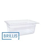 Гастроємкість GN 1/4-100 з прозорого полікарбонату Brillis