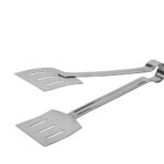 Щипці сервірувальні квадратні з нержавіючої сталі 240 мм - Зображення 2