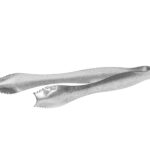 Щипці для льоду з нержавіючої сталі 175 мм - Зображення 2