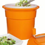 Сушарка для зелені та салату ручна помаранчева One Chef 25 л - Зображення 4