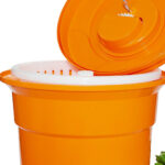 Сушарка для зелені та салату ручна помаранчева One Chef 25 л - Зображення 5