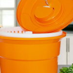 Сушарка для зелені та салату ручна помаранчева One Chef 25 л - Зображення 6