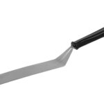 Лопатка кухонна вигнута прямий край з нержавіючої сталі 160 мм - Зображення 2