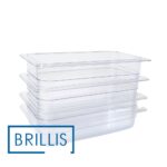 Гастроємкість GN 1/3-100 з прозорого полікарбонату Brillis - Зображення 6