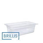 Гастроємкість GN 1/3-100 з прозорого полікарбонату Brillis