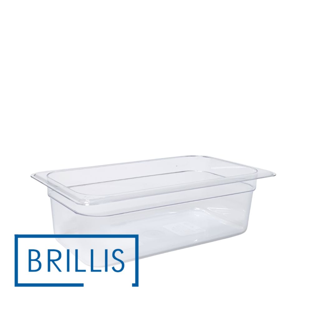 Гастроємкість GN 1/3-100 з прозорого полікарбонату Brillis