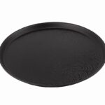 Піднос круглий чорний з малюнком Ø305х22 мм - Зображення 2