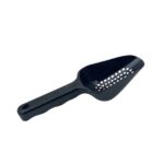 Совок з полікарбонату перфорований чорний 180 мл