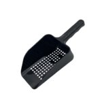 Совок із полікарбонату перфорований чорний 1200 мл - Зображення 2