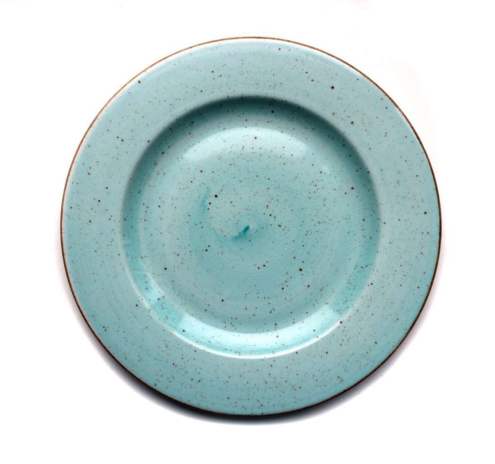 Тарілка бірюзова кругла Lubiana Wersal Ø260 мм