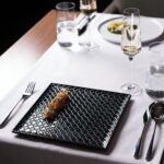 Тарілка квадратна Lubiana Marrakesz Black 110x110 мм - Зображення 2