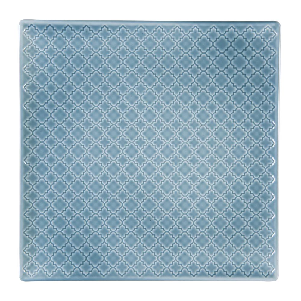 Тарілка квадратна Lubiana Marrakesz Smoky Blue 170x170 мм
