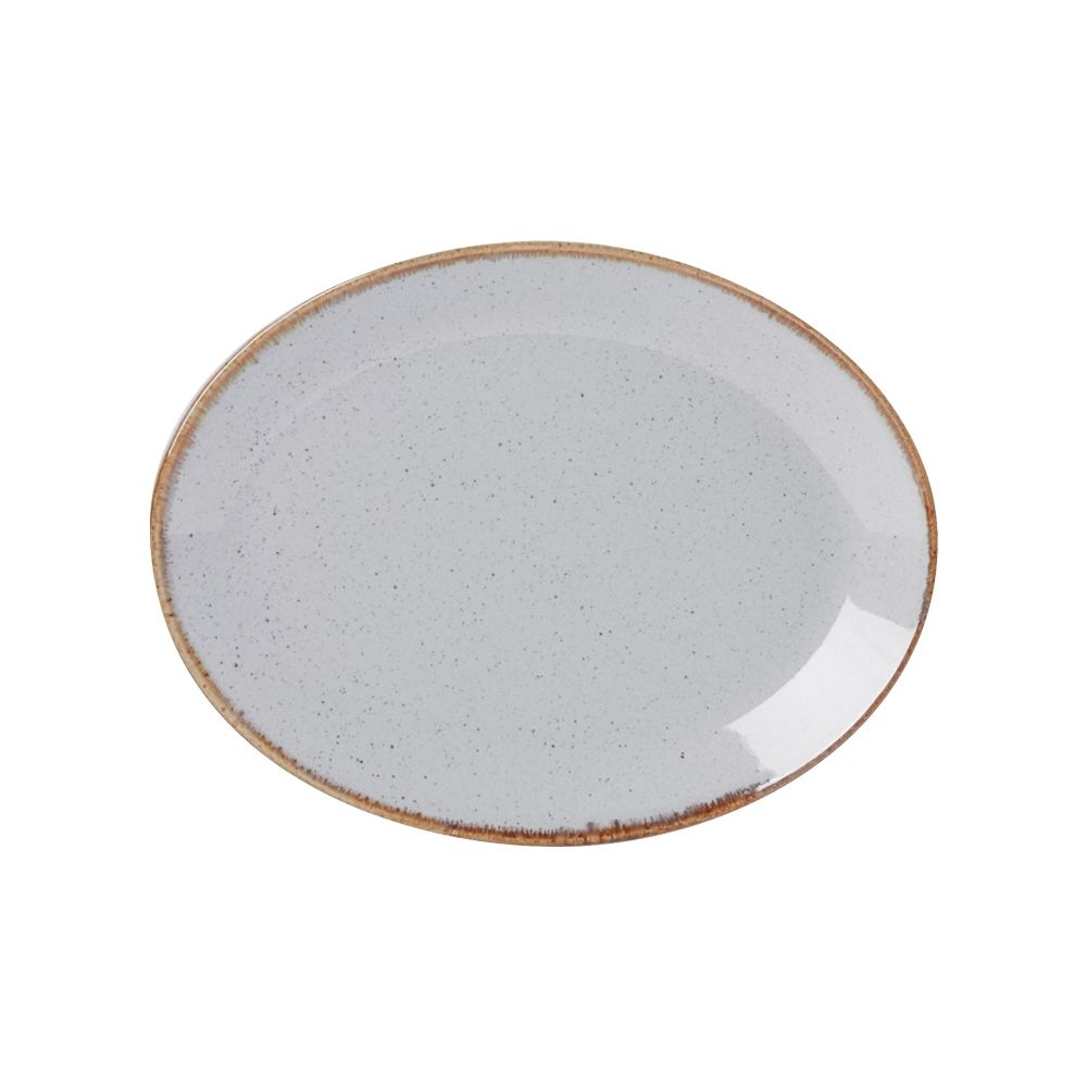 Блюдо овальне Porland Seasons Grey 240 мм