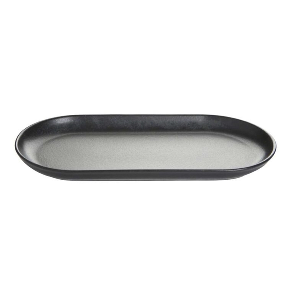 Блюдо овальне Porland Seasons Black 300 мм