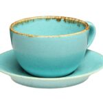 Porland Seasons Turquoise Чашка чайна 320 мл з блюдцем 160 мм в наборі - Зображення 2