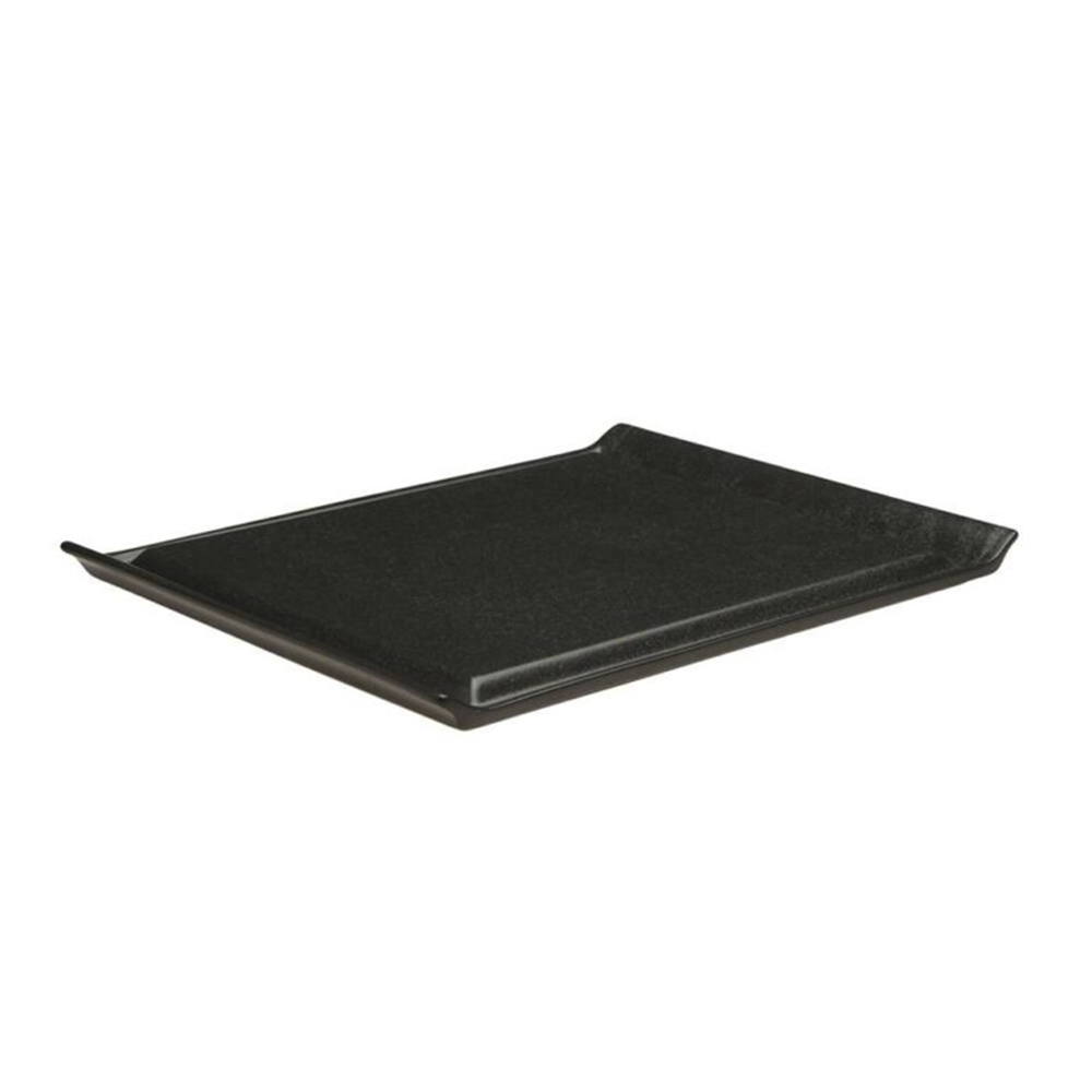 Блюдо прямокутне для подачі Porland Seasons Black 320х260 мм