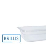 Гастроємність GN 1/4-65 з прозорого полікарбонату Brillis - Зображення 3