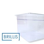 Гастроємність GN 1/2-200 з прозорого полікарбонату Brillis - Зображення 3