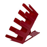 Диспенсер для склянок з підставкою 450х240х120 мм червоний