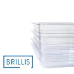 Гастроємність GN 1/2-100 з прозорого полікарбонату Brillis - Зображення 7