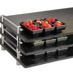 Піднос меламіновий прямокутний з ручками APS 530х325x60 мм - Зображення 2