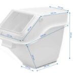 Контейнер для сипучих інгредієнтів штабельований білий One Chef 20 л - Зображення 3