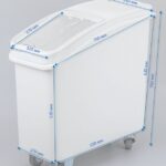 Контейнер для сипучих інгредієнтів на колесах One Chef 81 л - Зображення 2