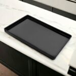 Піднос з меламіну 297×228×23 мм чорний - Зображення 2