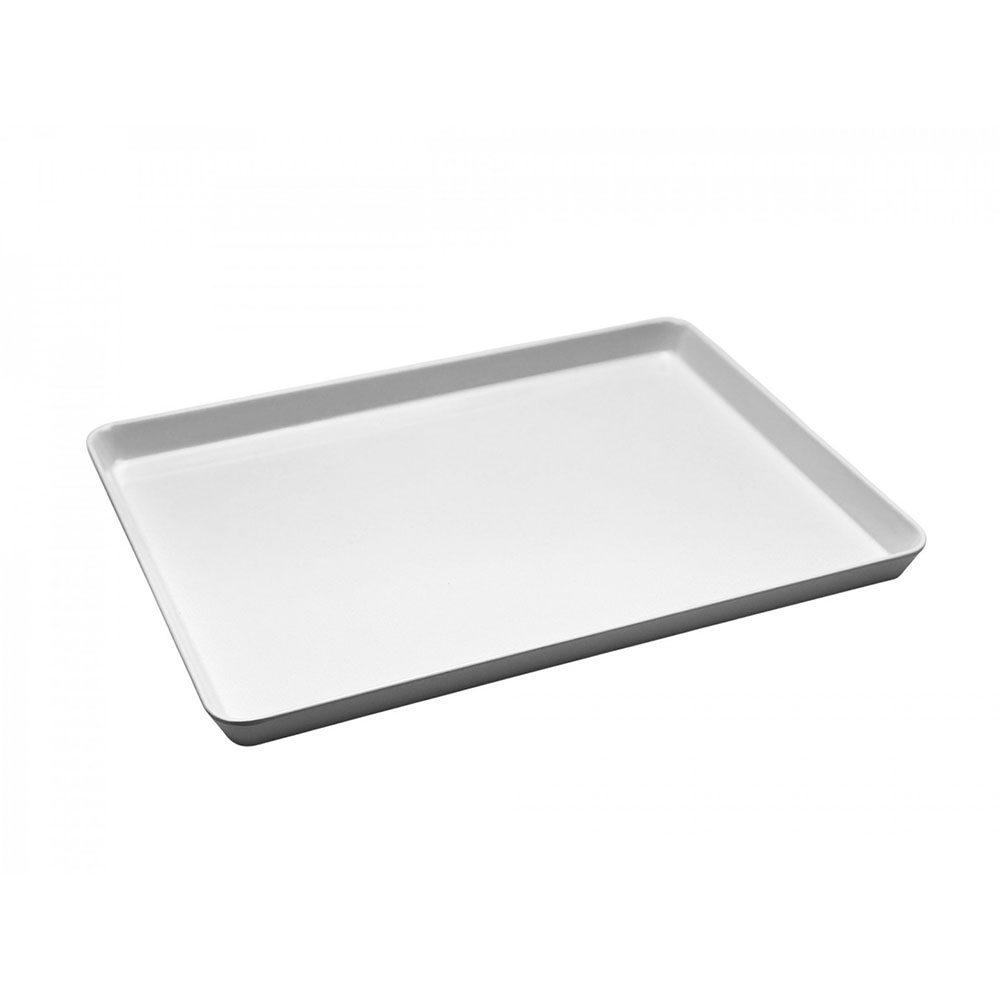 Піднос з меламіну 300х200х28 мм білий