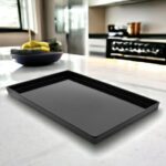 Піднос з меламіну 318×212×20 мм чорний - Зображення 2