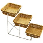 Трирівнева підставка з нержавіючої сталі 680×320×420 мм - Зображення 2