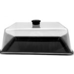 Блюдо для викладки з полікарбонату 260х200 мм чорний - Зображення 3