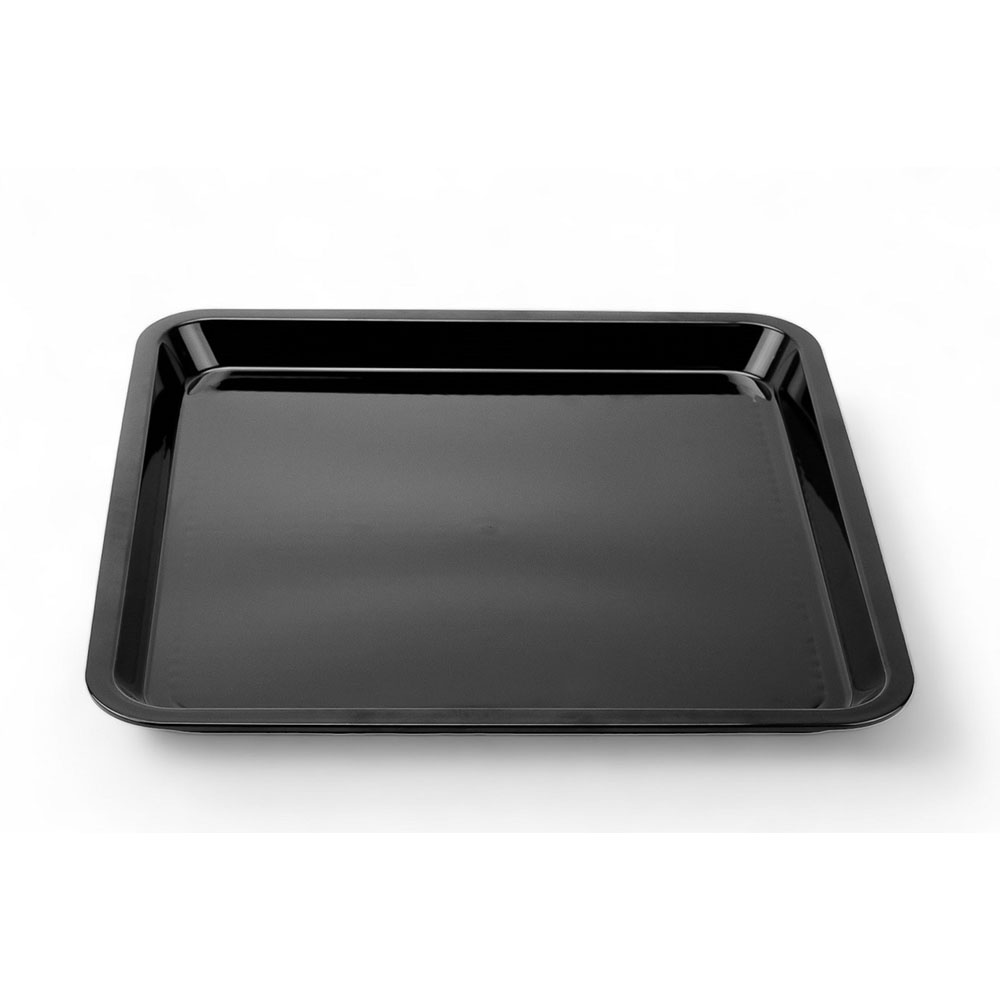 Блюдо для викладки з полікарбонату 280х280х23 мм чорне