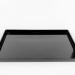 Піднос з меламіну 403×270×20 см чорний - Зображення 3