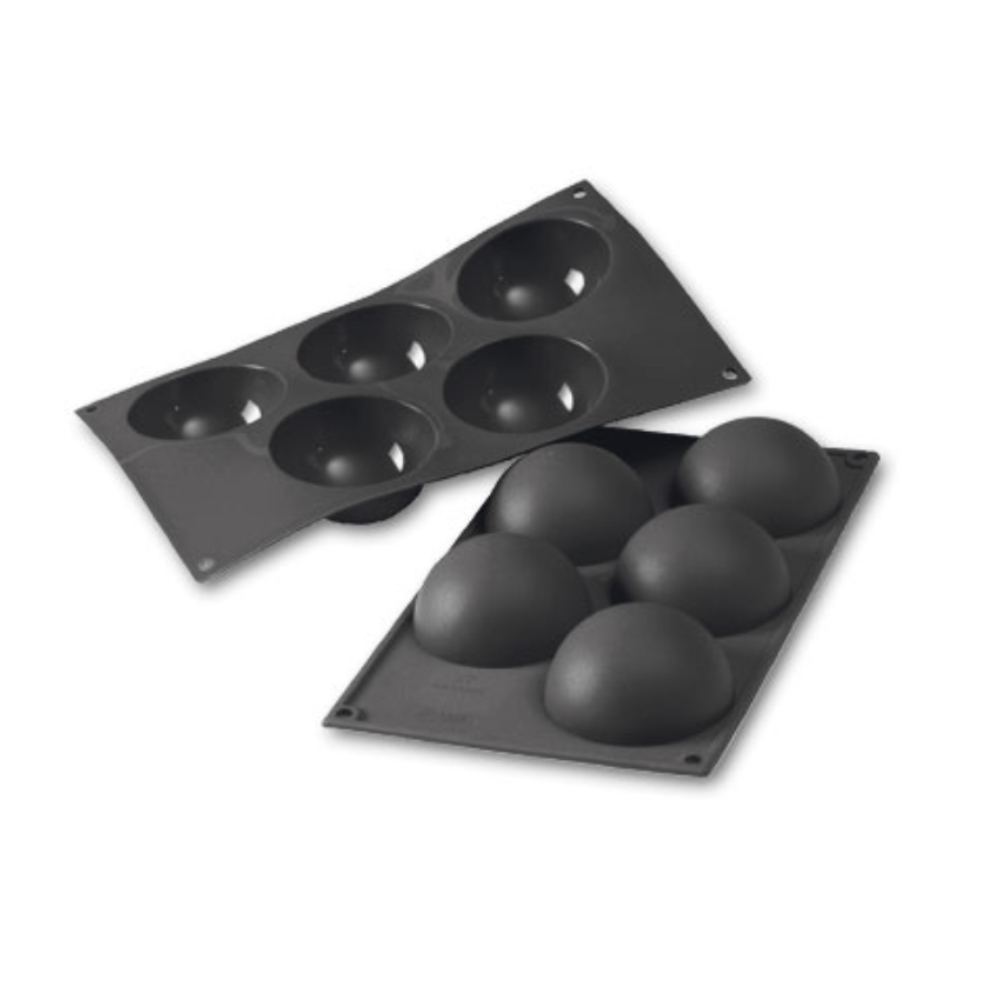 Форма силіконова Martellato “Півсфера” Ø80 мм, h-40 мм (5 ячеек)