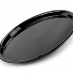 Блюдо для викладки кругле з полікарбонату Ø290 мм чорне - Зображення 3