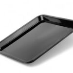 Блюдо для викладки з полікарбонату 280х280х23 мм чорне - Зображення 2