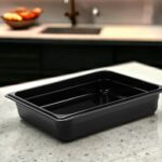 Гастроємність із чорного поліпропілену One Chef 1/2 65 мм - Зображення 2