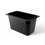 Гастроємність із чорного поліпропілену One Chef 1/4 150 мм