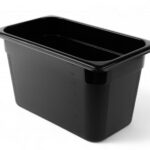 Гастроємність із чорного поліпропілену One Chef 1/4 150 мм - Зображення 3