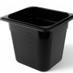 Гастроємність із чорного поліпропілену One Chef 1/6 150 мм - Зображення 2